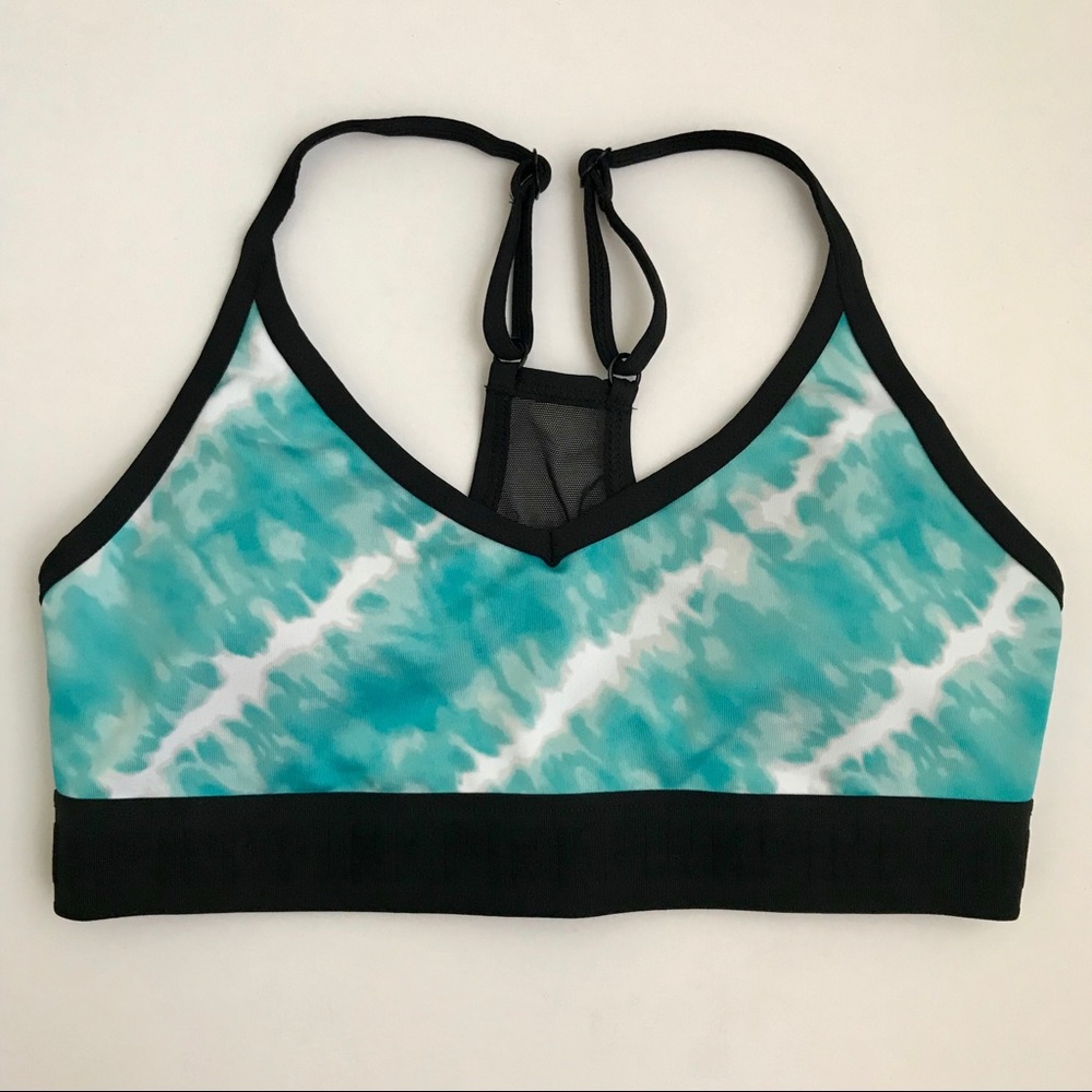 Victoria’s Secret PINK Blue Tie Dye Ultimate Sports Bra L